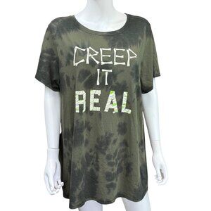 Torrid Creep It Real Graphic Tie-Dye T-Shirt Classic Fit Womens Size 2/XXL
